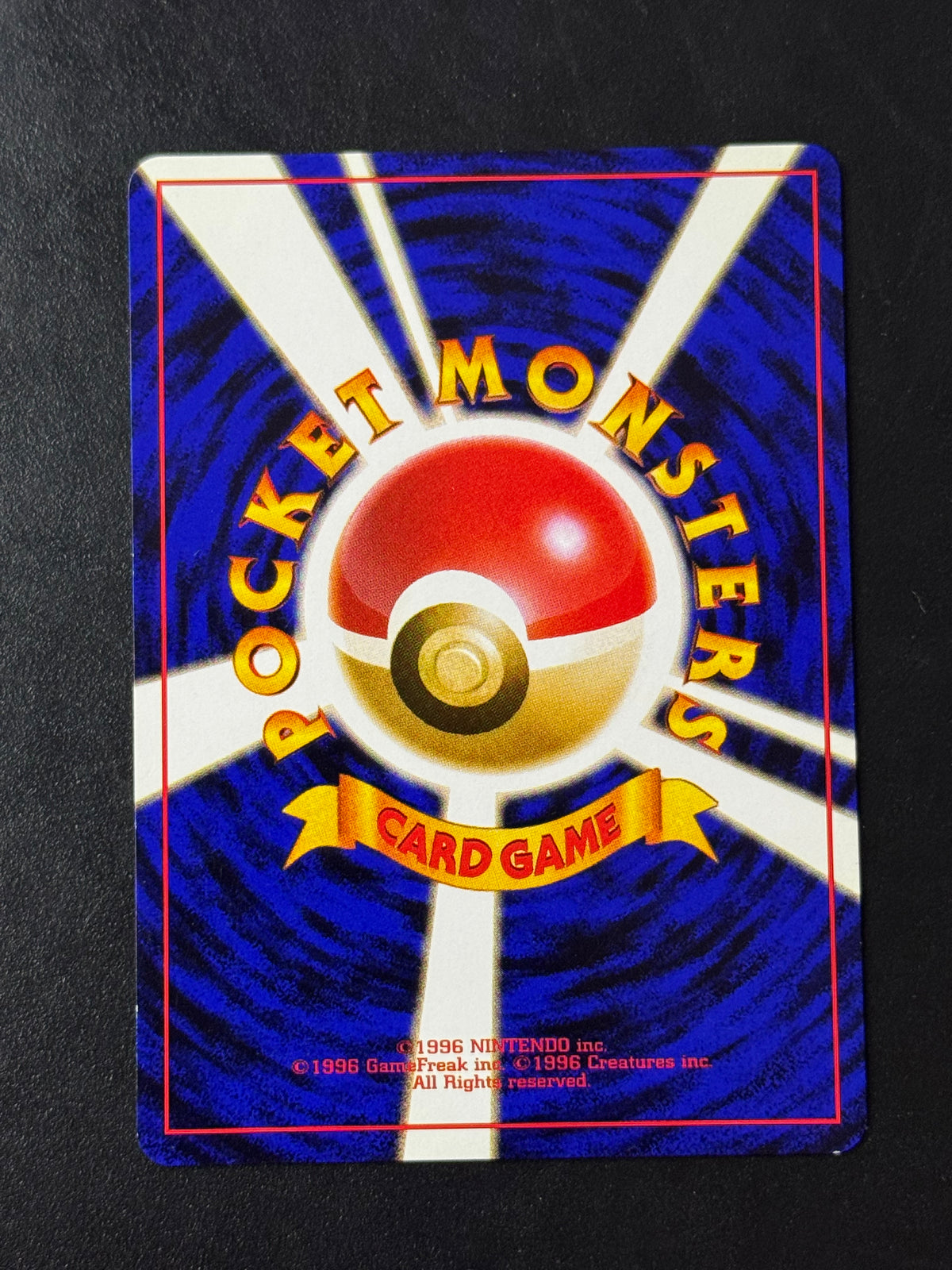 Verso de Dark Dragonite Holo No.149 – Team Rocket, carte Pokémon japonaise non gradée