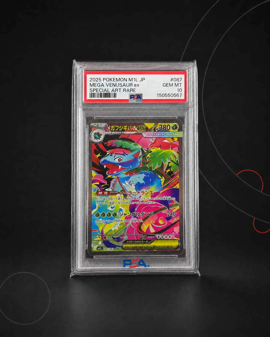 Mega Venusaur ex 087/063 – M1L Mega Brave – PSA 10