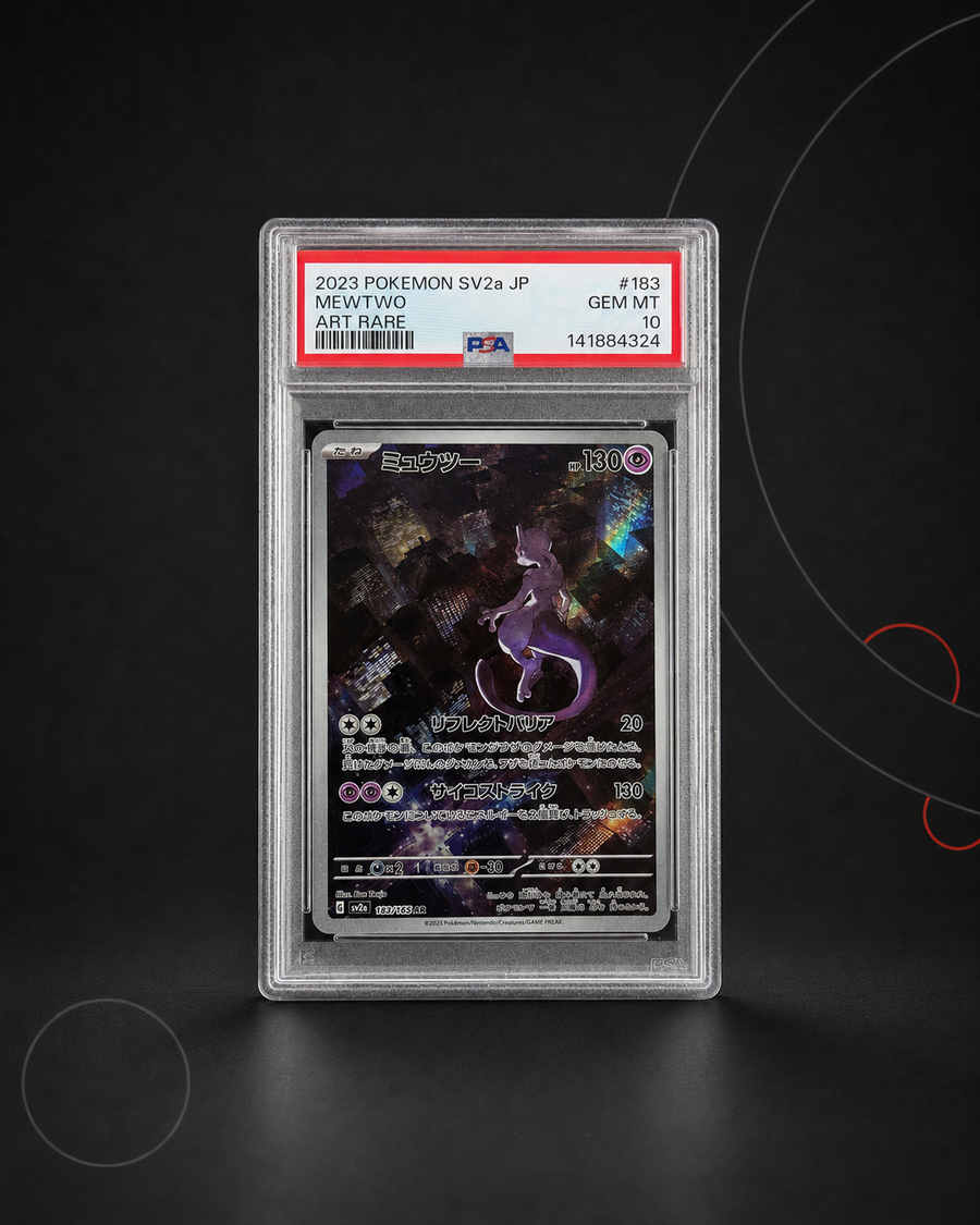 Mewtwo AR 183/165 – SV2a Pokémon 151 – PSA 10