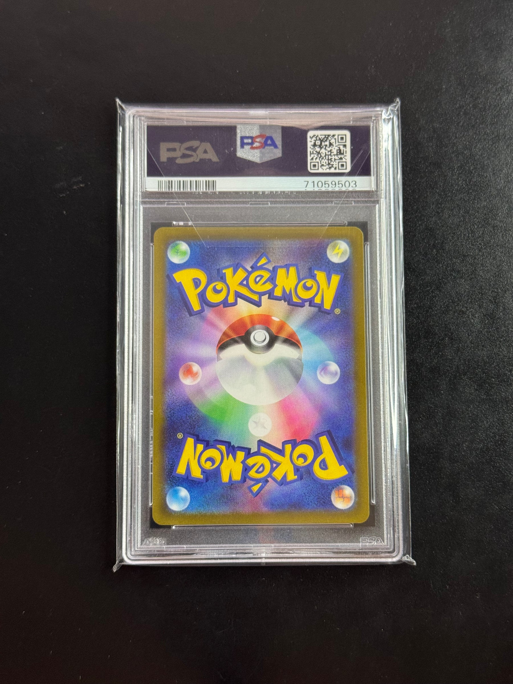 Verso de Pikachu Promo 001/SV-P – carte Pokémon japonaise PSA 10 GEM MINT